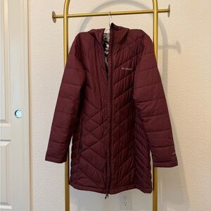 Columbia Women's Burgundy Quilted Jacket